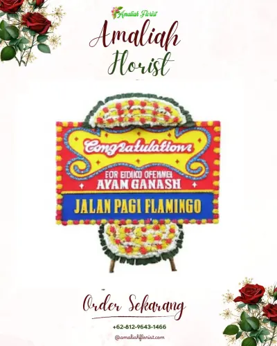 Bunga Papan Congratulation di Plumbungan